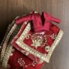 screenshot-495 Embellished maroon bridal lehenga for Barbie doll