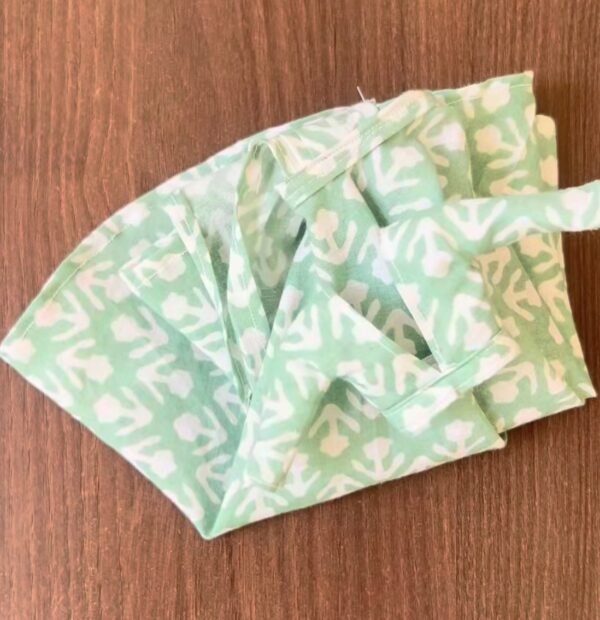 Printed cotton lehenga for Barbie doll