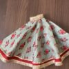 Embellished printed cotton lehenga for doll