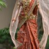 Indian bridal saree for doll
