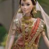 Indian bridal saree for doll