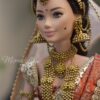Indian bridal saree for doll