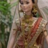 Indian bridal saree for doll