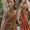 Indian bridal saree for doll