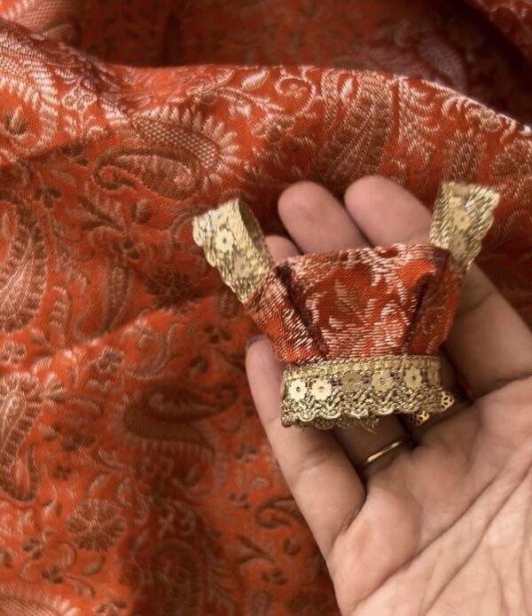 Indian bridal saree for doll