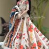 Embroidered floral lehenga for doll