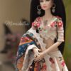 Embroidered floral lehenga for doll