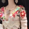 Embroidered floral lehenga for doll