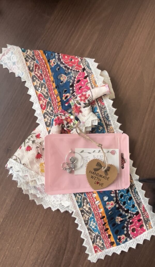 Embroidered floral lehenga for doll