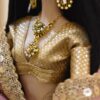 Embroidered bridal lehenga for doll
