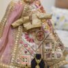 Embroidered bridal lehenga for doll