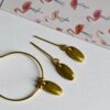 Gold charm jewellery set for doll(set of 2)