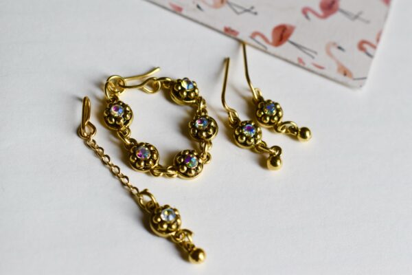 Indian bridal jewellery set for doll