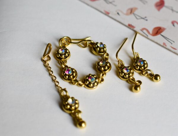 Indian bridal jewellery set for doll