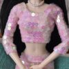 Pink dress for doll