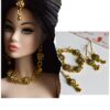 Indian bridal jewellery set for doll