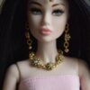 Indian bridal jewellery set for doll