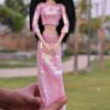 Pink dress for doll