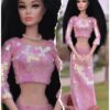 Pink dress for doll