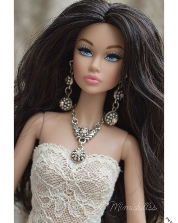 created-by-photogrid-428 Silver jewelry set for doll