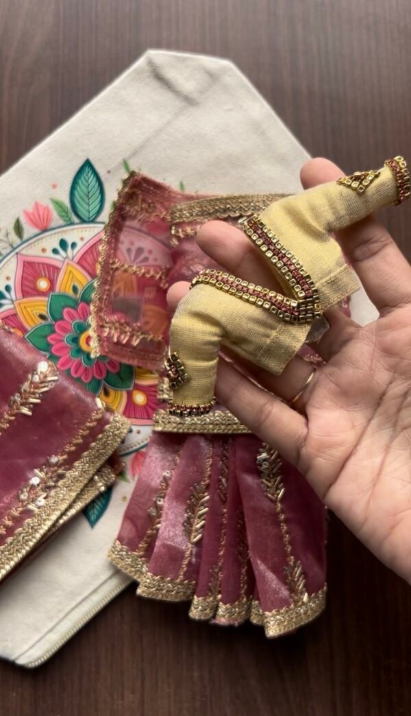 screenshot-595 Pink bridal saree for doll