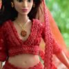 img_5567 Sparkly red lehenga for Doll