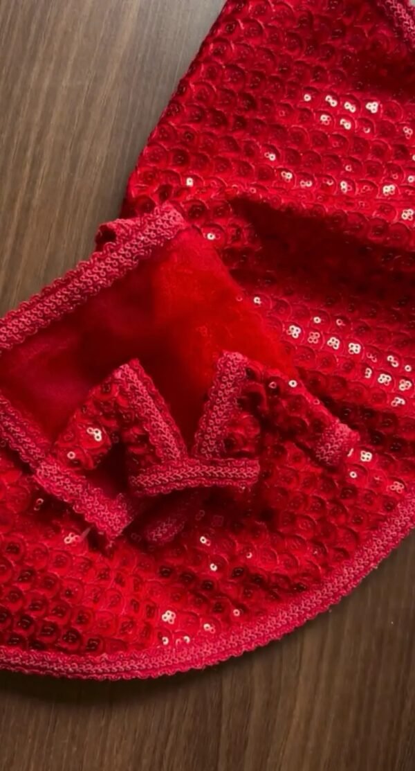 img_5569 Sparkly red lehenga for Doll