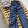 dsc_1771 Denim trousers and top set for Barbie doll