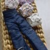 dsc_1774 Denim trousers and top set for Barbie doll