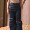 dsc_1776 Denim trousers and top set for Barbie doll