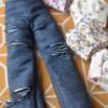 dsc_1785 Denim trousers and top set for Barbie doll