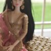 dsc_1840-2 Pink bridal saree for Barbie doll