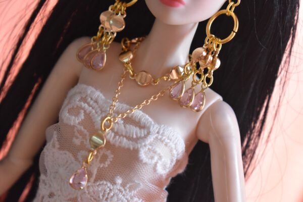 dsc_1880 Gold and pink statement jewelry for doll