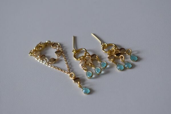 dsc_1928 Gold and teal statement jewelry set for dolls