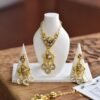 Gold and white bridal jewelry for dolls