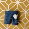 Denim shorts with top for Barbie doll