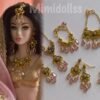 Indian bridal jewelry set for doll (set of 6)