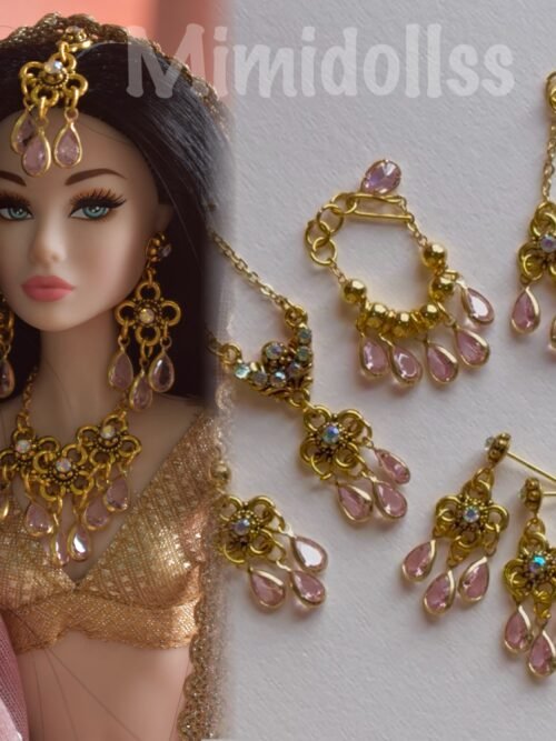 img_4087 Indian bridal jewelry set for doll (set of 6)