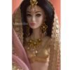 Indian bridal jewelry set for doll (set of 6)