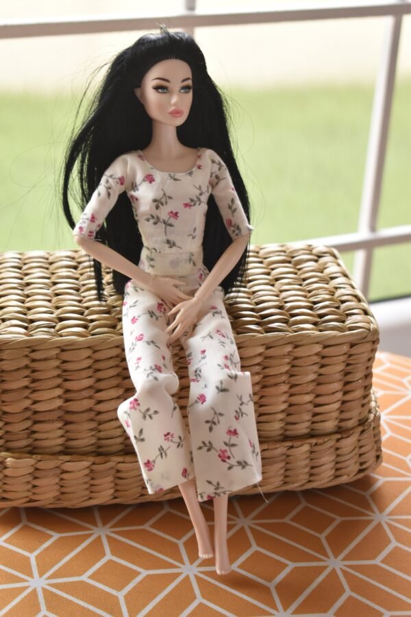 Co-ord dress for Barbie doll (set of 2)