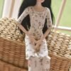 Co-ord dress for Barbie doll (set of two)