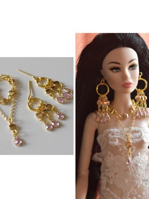 created-by-photogrid-447 Gold and pink statement jewelry for doll