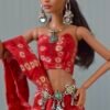 img_4586-2 Red Navratri lehenga for Barbie doll