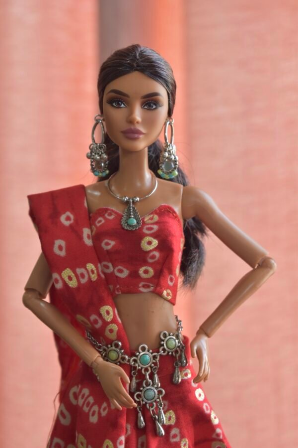 img_4592-2 Red Navratri lehenga for Barbie doll