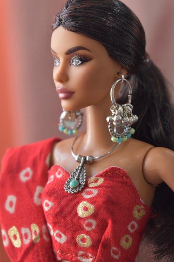 img_4595-2 Red Navratri lehenga for Barbie doll